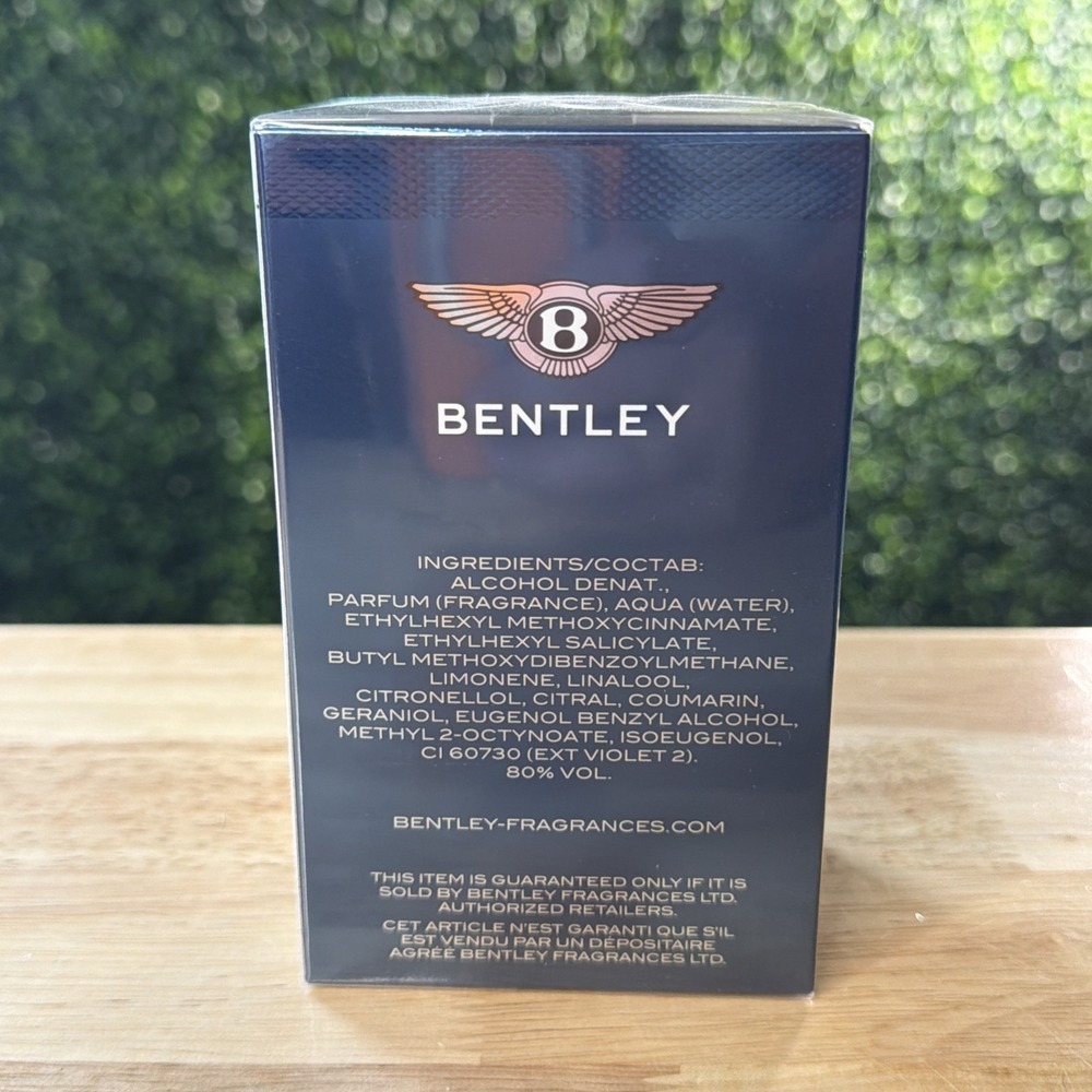 Bentley Azure For Men Spray Cologne by Bentley - 100mL / 3.4 oz - NEW - Picture 2 of 3